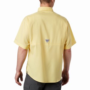 Columbia PFG Tamiami™ II Shortärmad Skjorta Herr Gula (LROAV8476)